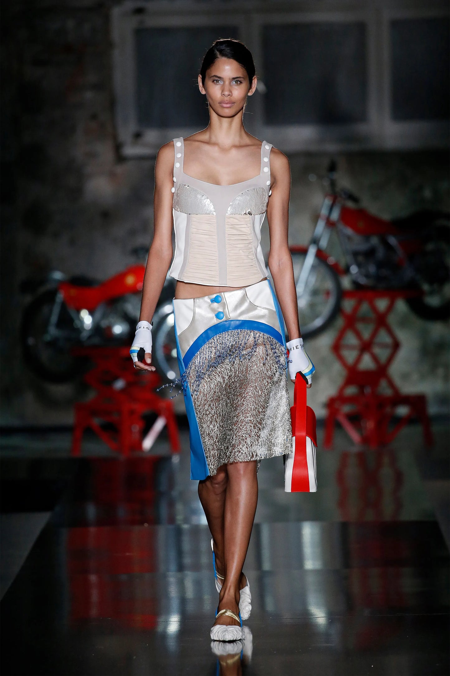 Leather Barcelona Top