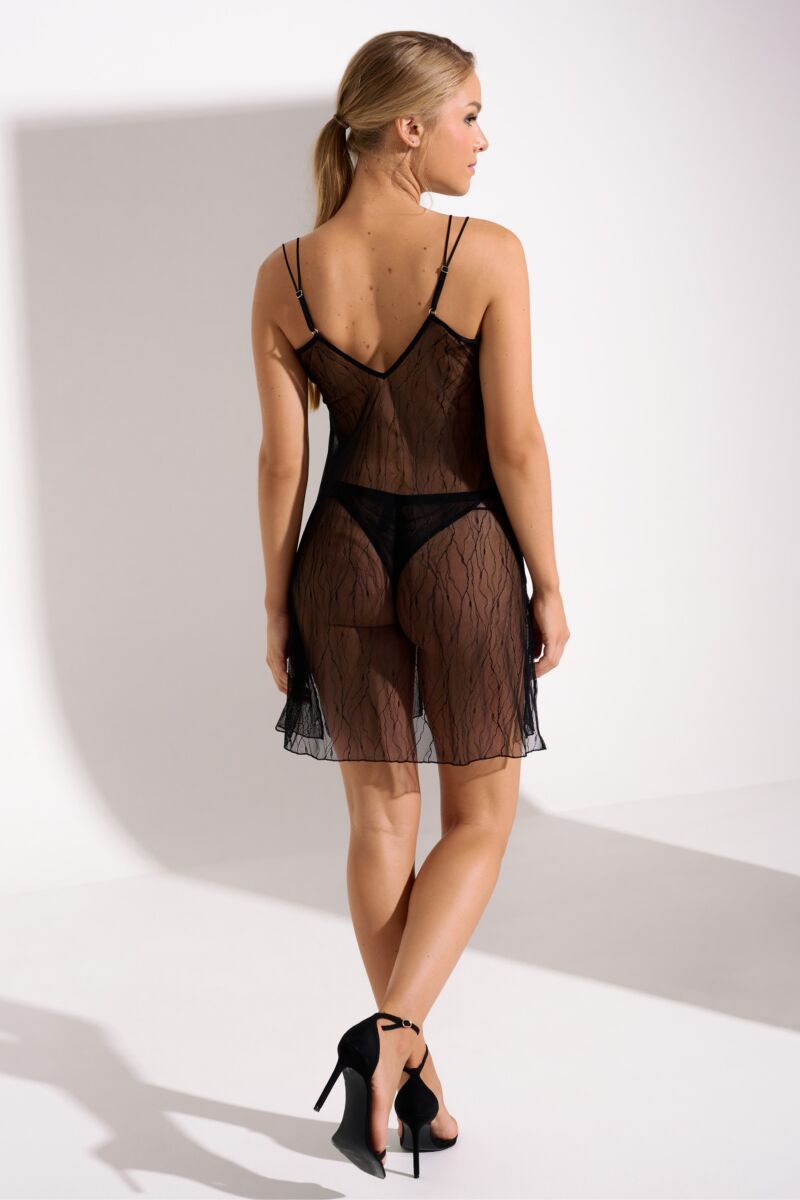 013114 NIGHTSCAPE Chemise - Black