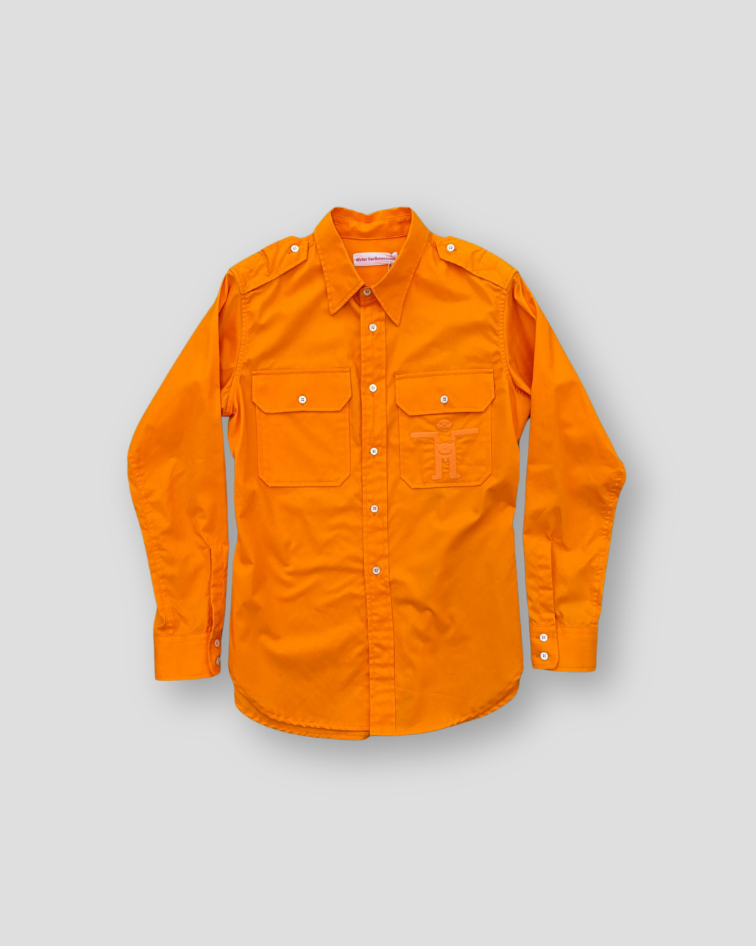 Orange Button Down Shirt