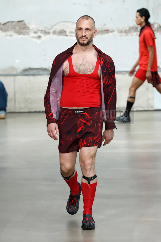 Shorts Marbling Red