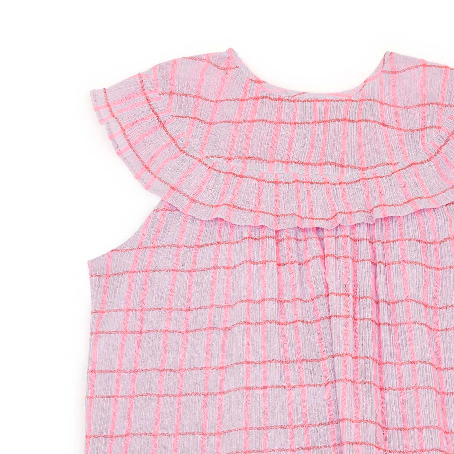 Neon Checks Eglantine Dress