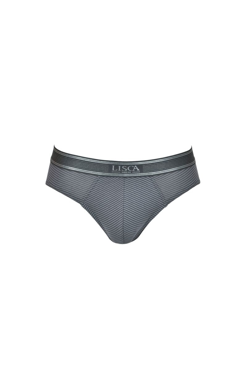 032016 ZEUS Mens Briefs - Graphite Gray