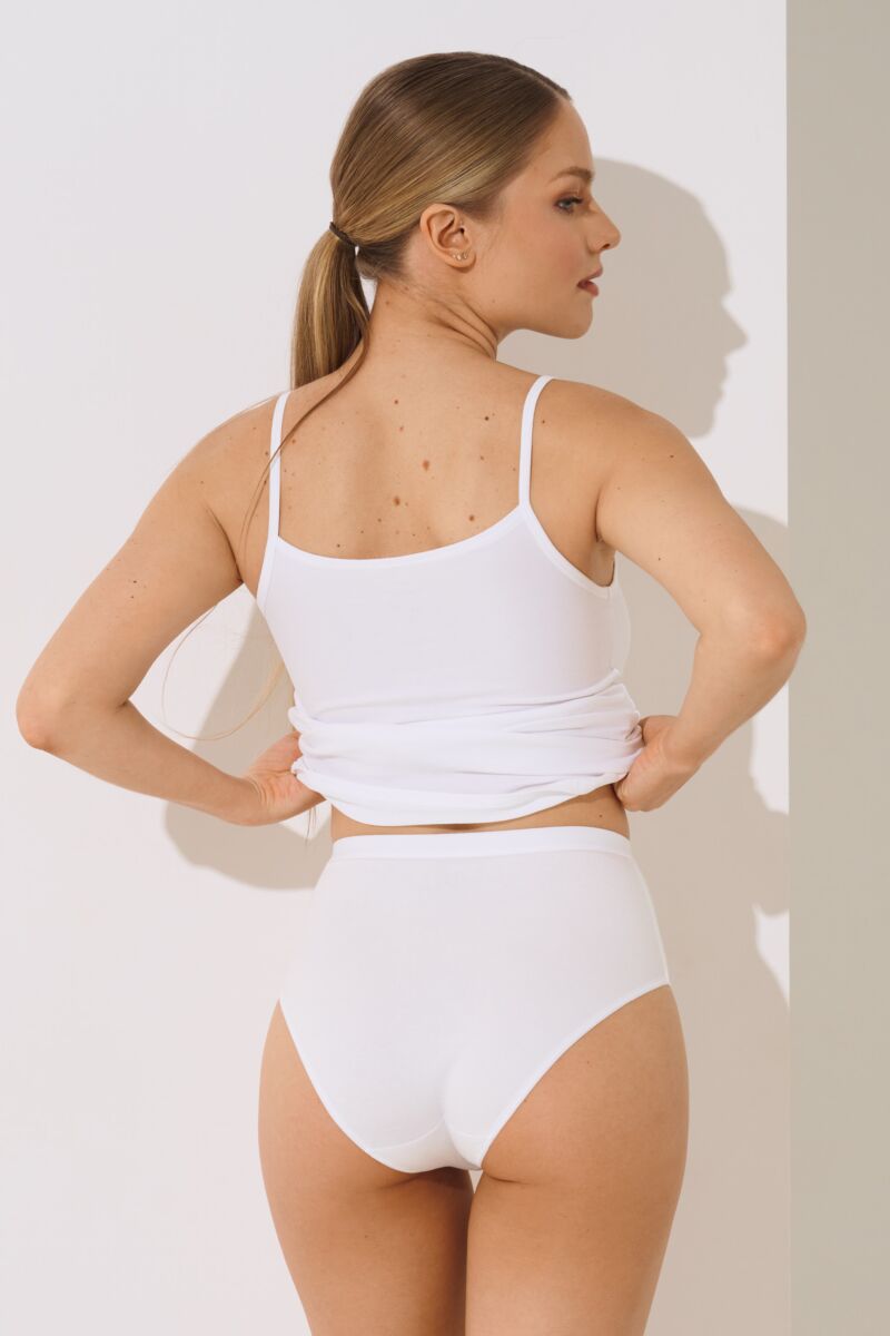 022282 KAIA Briefs High Waist - White