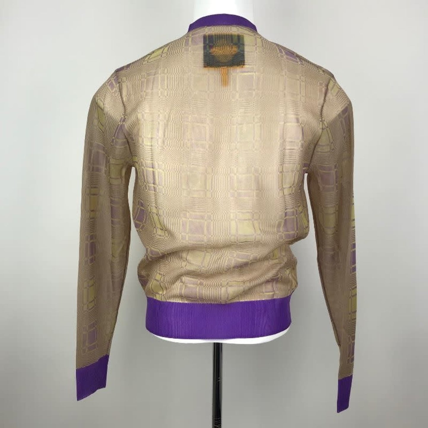 Feast or Famine Coll Purple Yellow Cardigan