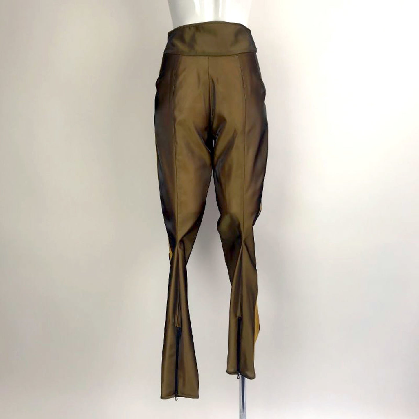 Pants Biker Satin Chambray