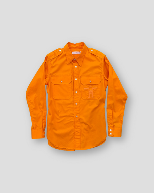 Orange Button Down Shirt